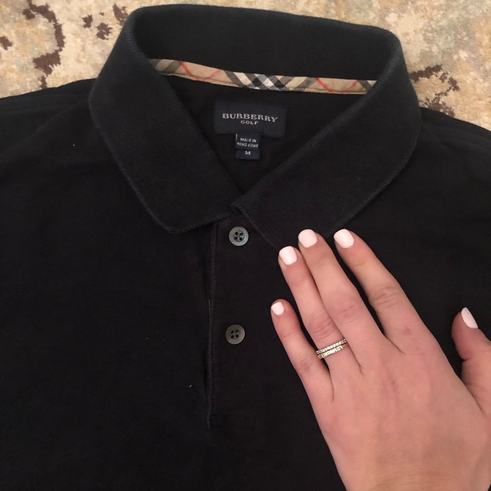 Men’s Burberry collard shirt size M